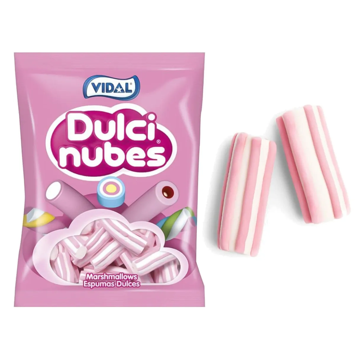 Nuvole intrecciate dulcinubes rosa e bianche - Vidal - 125 unità