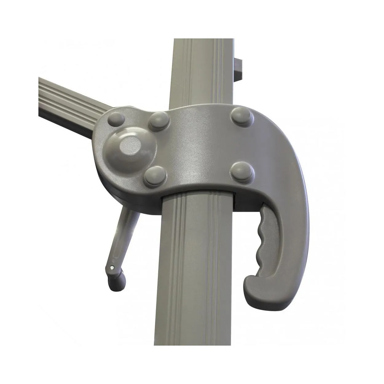 OMBRELLONE SATURNO TAUPE P/L 3 X 4 TELO TORTORA - TAUPE