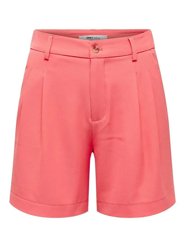 OnlLaura Hw Pleat Shorts - Bermuda Relaxed Fit