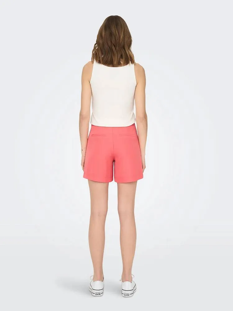 OnlLaura Hw Pleat Shorts - Bermuda Relaxed Fit