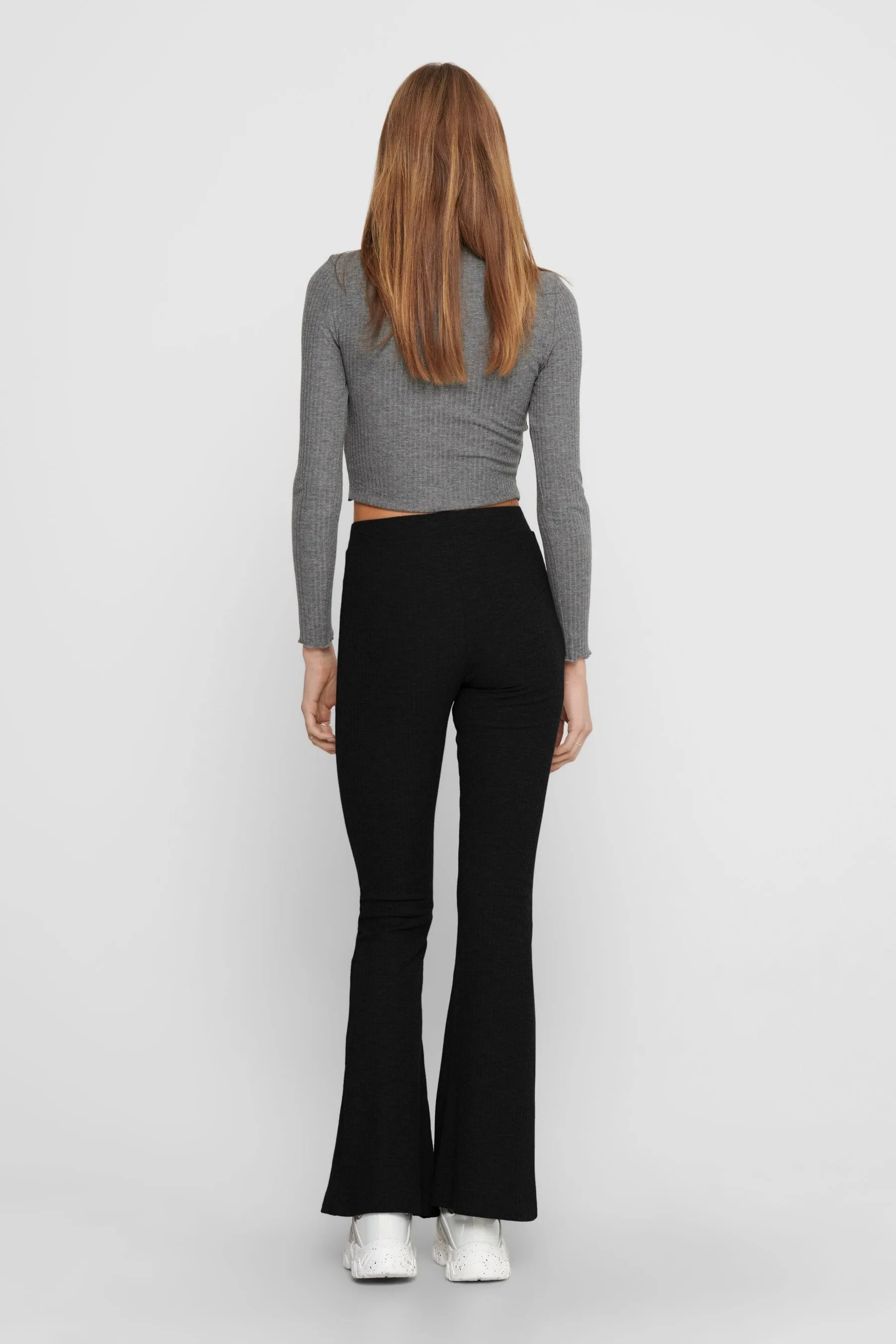 ONLY - Pantaloni a zampa in jersey
