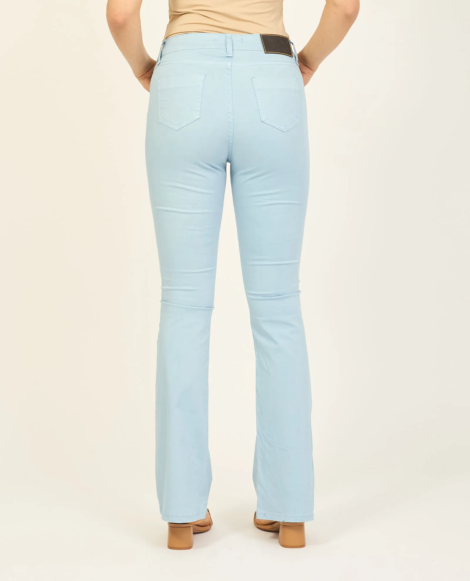 OutletSETTE/MEZZO      Pantaloni a zampa SetteMezzo in cotone