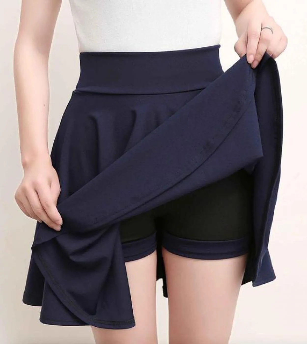 Pantaloncini Gonne Donna 2023 Summer Fashion School Style Gonna a vita alta a pieghe estetica mini rossa nera femminile