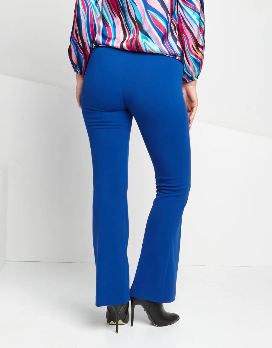 Pantalone a zampa bluette