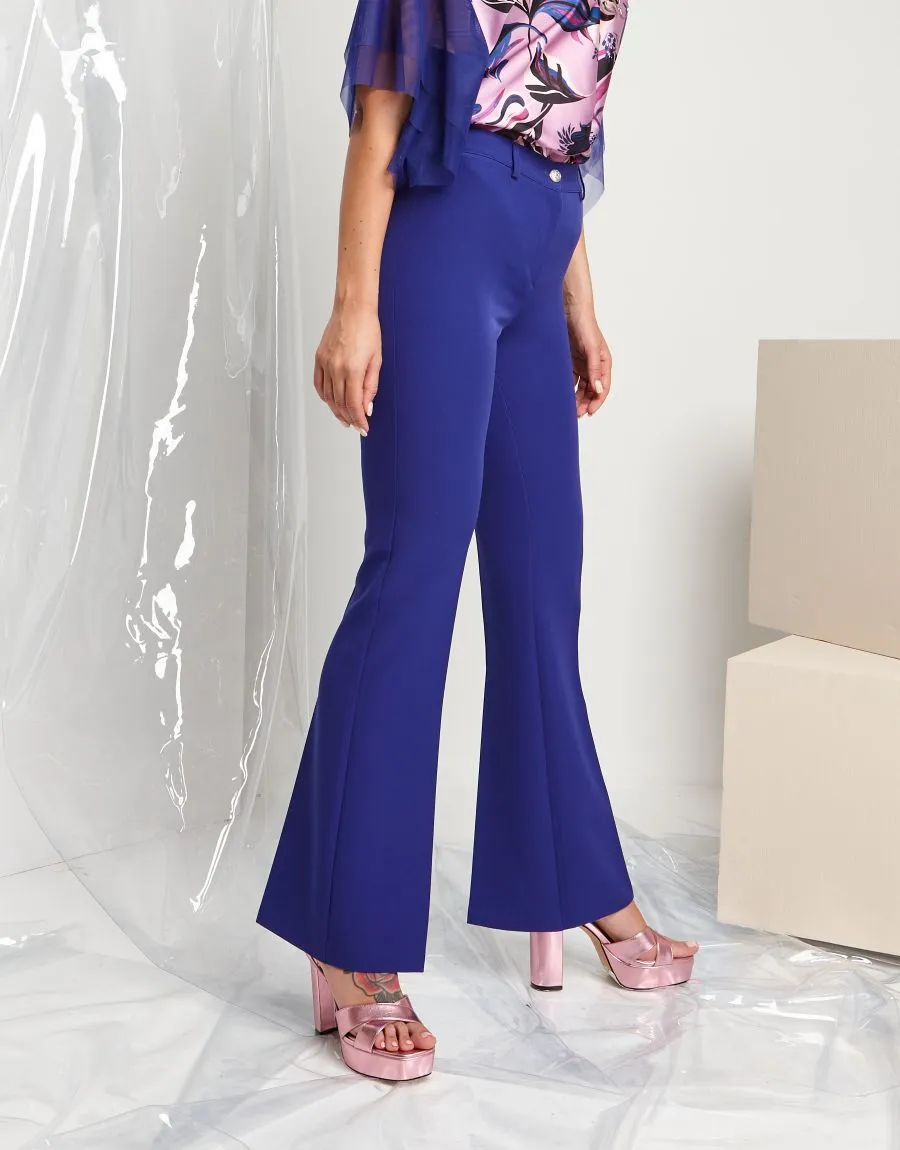Pantalone a zampa tampone