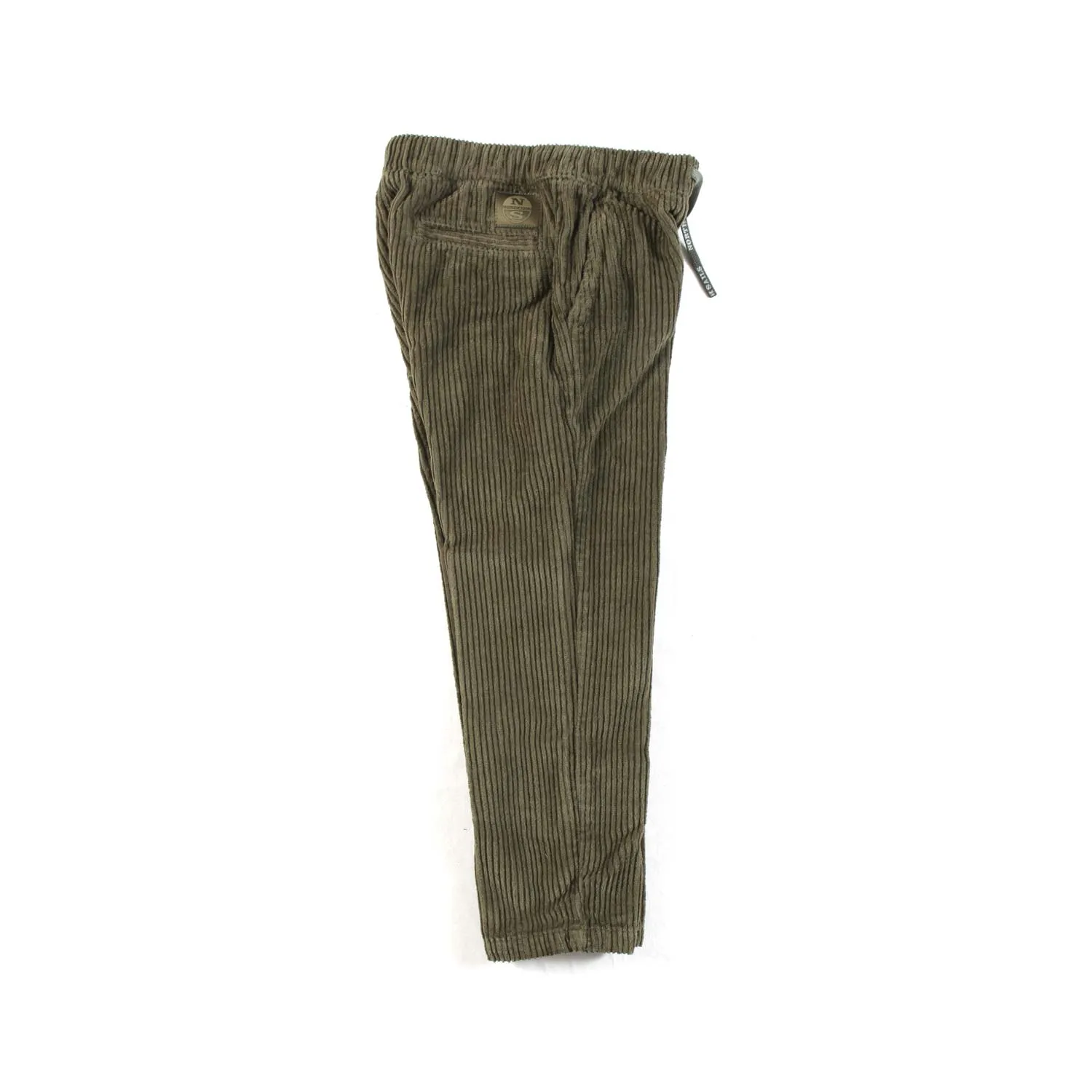 Pantalone Velluto A Coste Verde Ivy Bambino E Teen