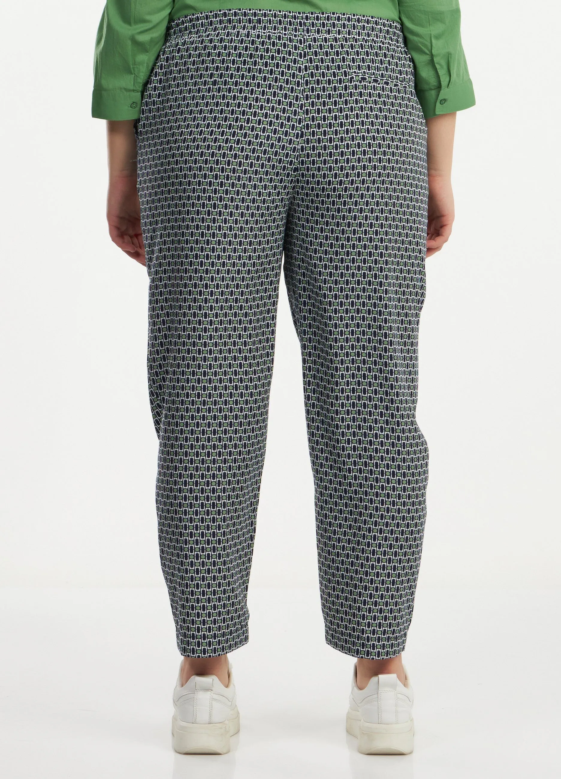 Pantaloni con stampa donna curvy