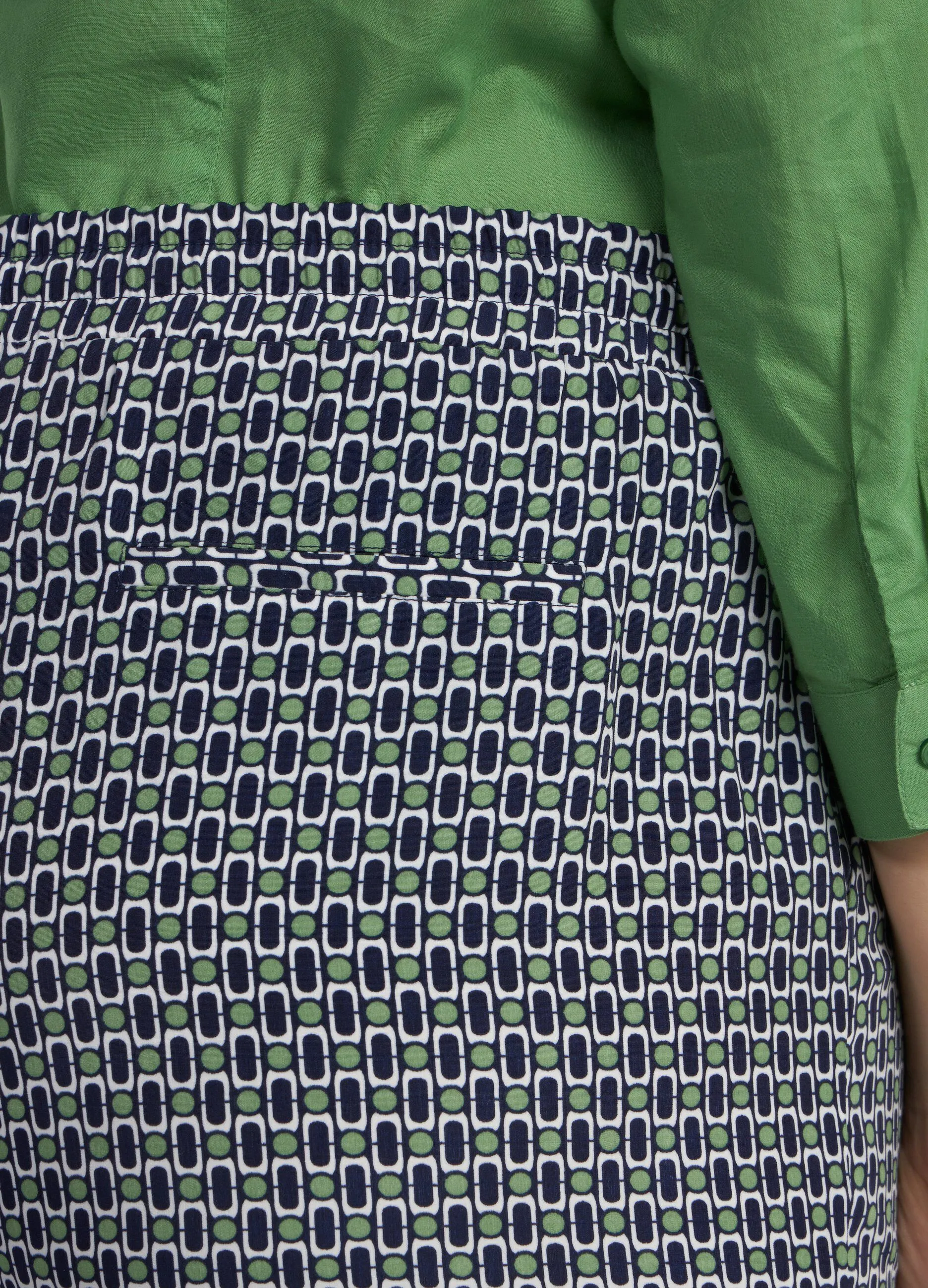 Pantaloni con stampa donna curvy