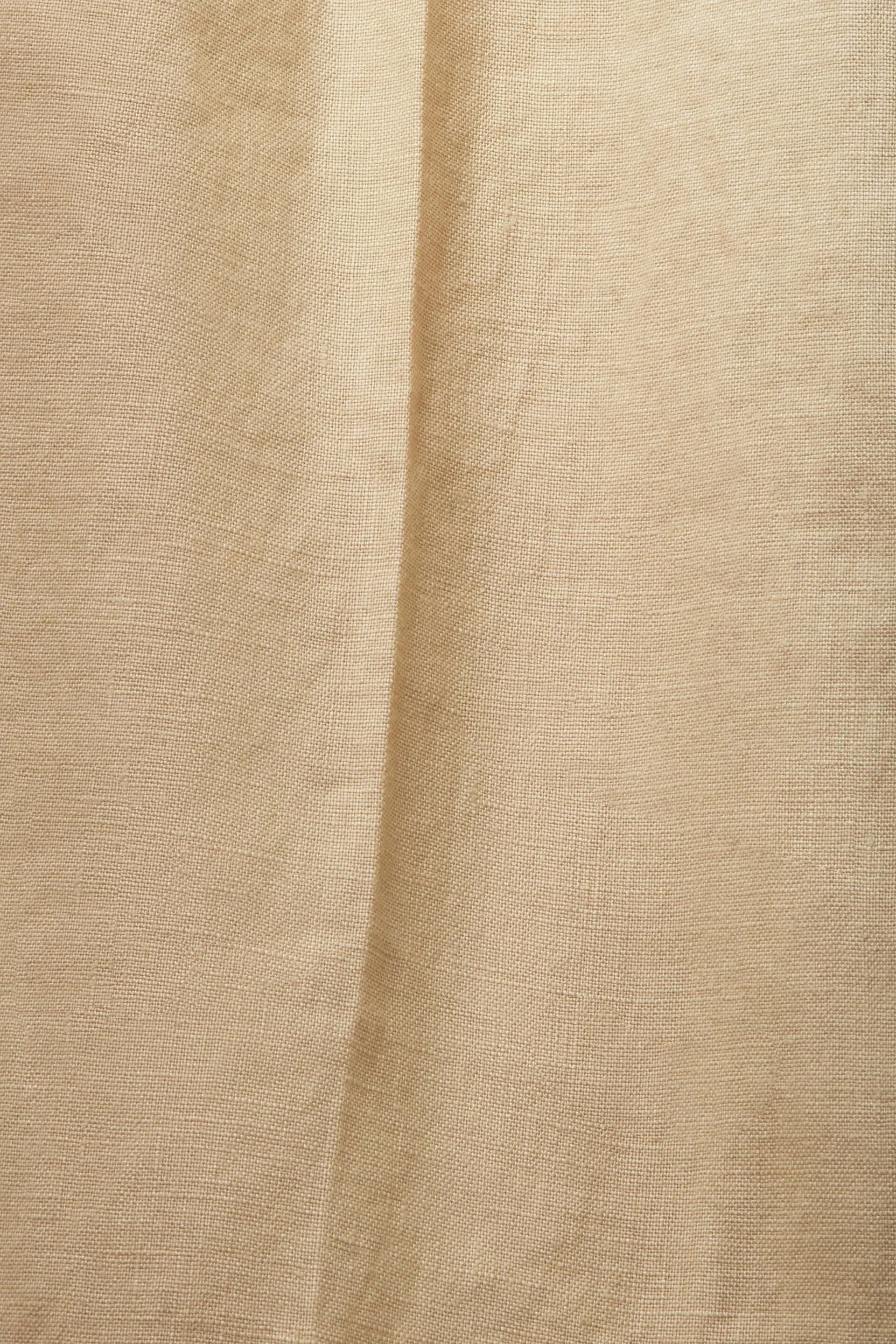 Pantaloni in lino a gamba larga