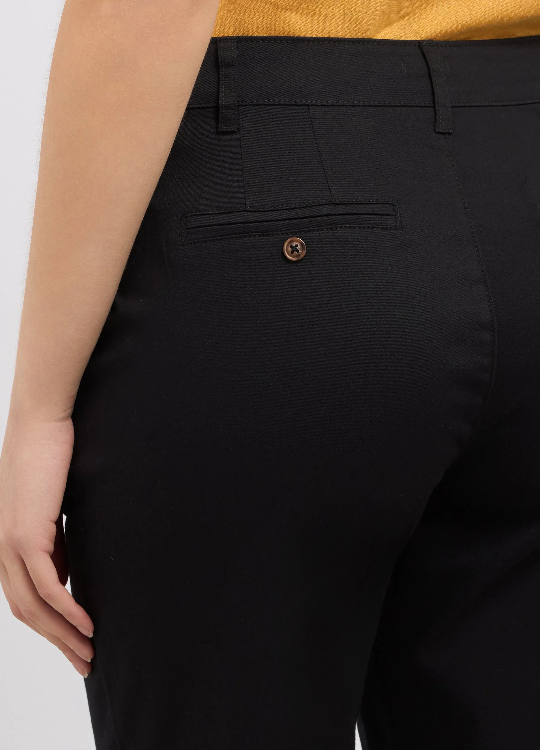 Pantaloni in twill a sigaretta donna