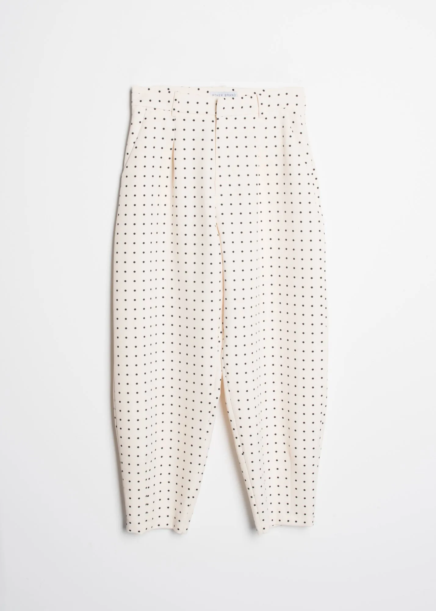 Pantaloni morbidi con stampa a pois