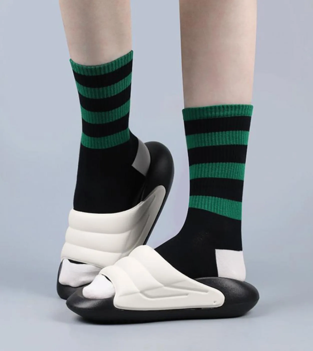 Pantofole da strada al coperto alla moda per donna Uomo Scarpe con plateau estive per coppie Suola spessa Donna Uomo Doccia da c