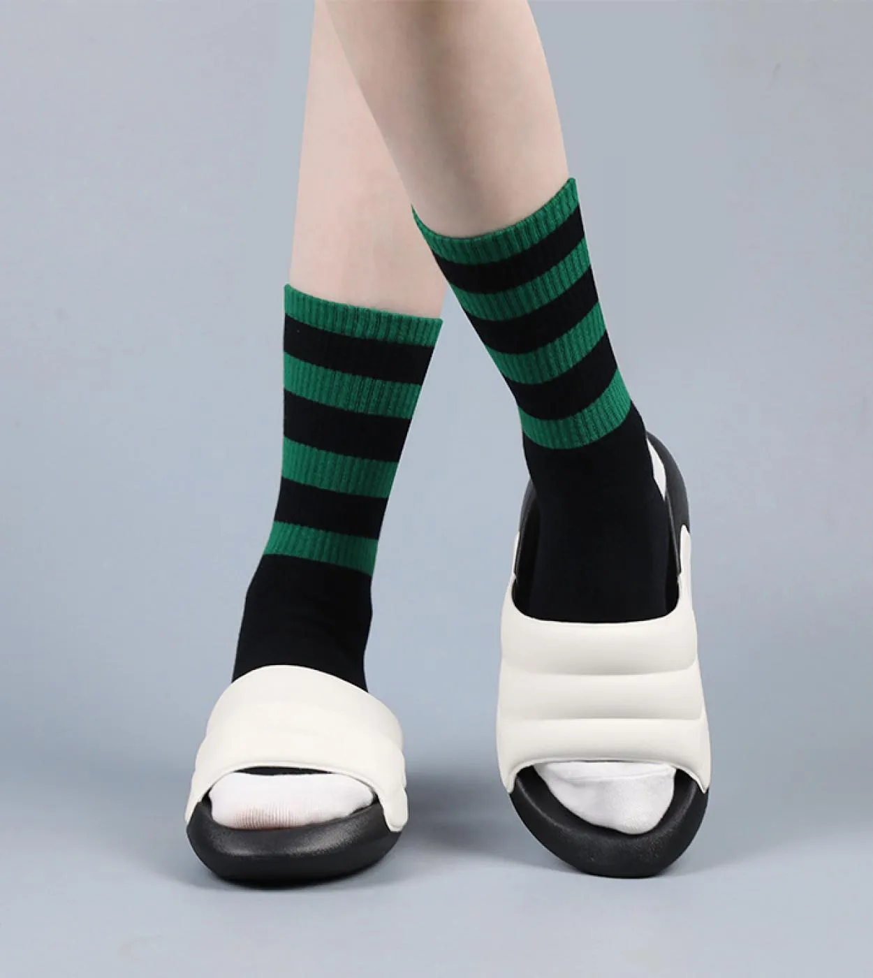 Pantofole da strada al coperto alla moda per donna Uomo Scarpe con plateau estive per coppie Suola spessa Donna Uomo Doccia da c