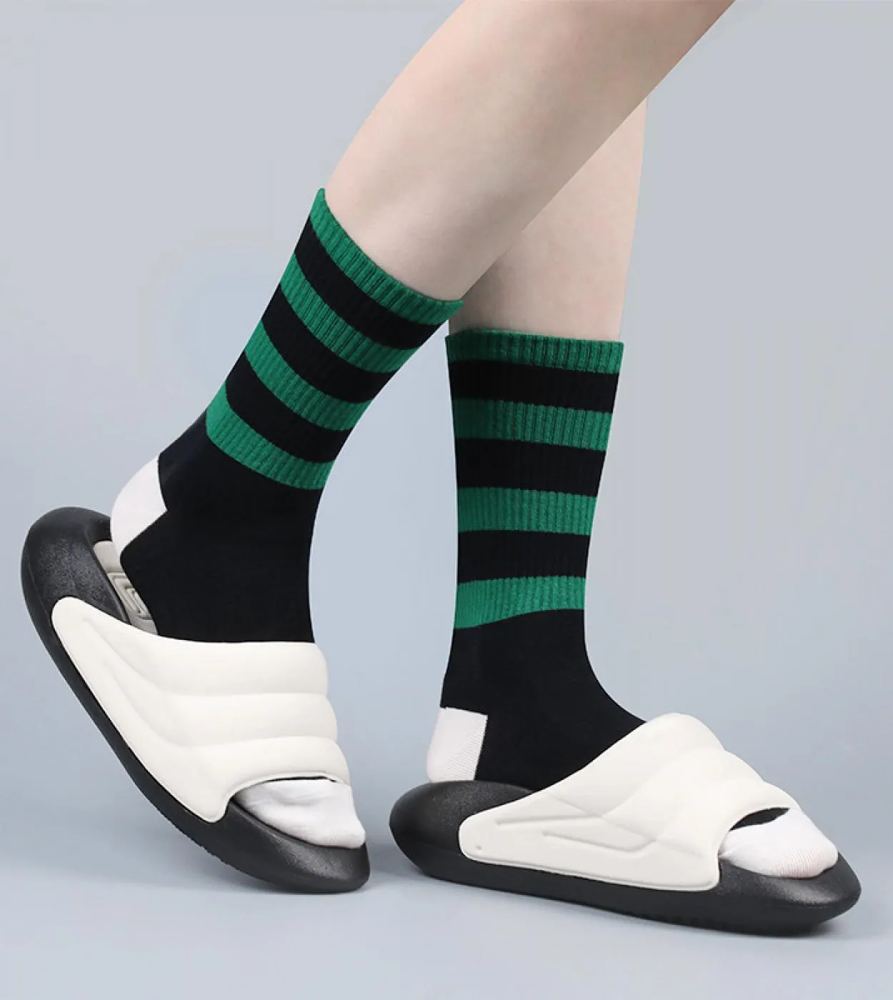 Pantofole da strada al coperto alla moda per donna Uomo Scarpe con plateau estive per coppie Suola spessa Donna Uomo Doccia da c