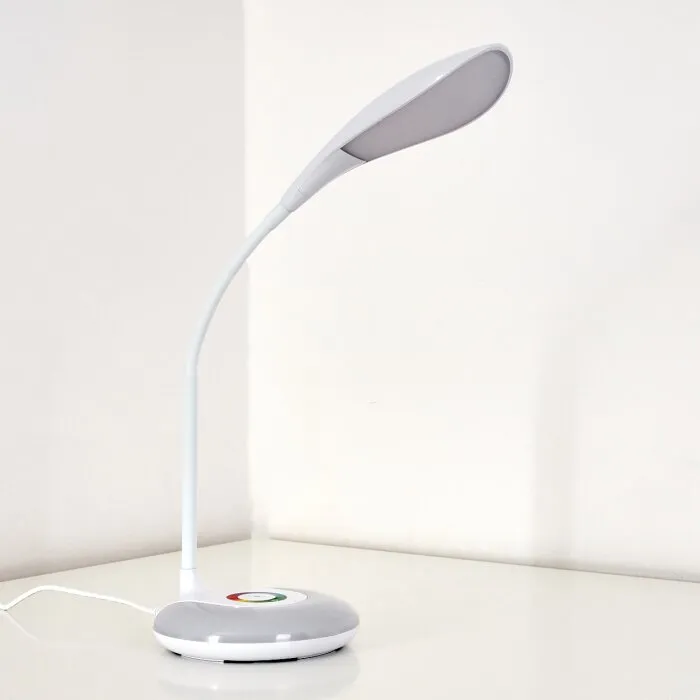 Paphos Lampada da tavolo LED Bianco, 1-Luce, Cambia colore