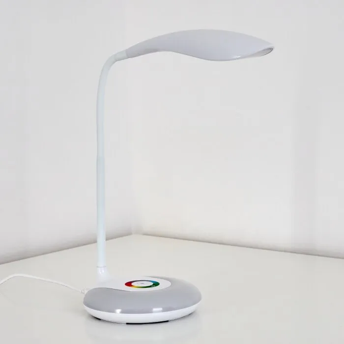 Paphos Lampada da tavolo LED Bianco, 1-Luce, Cambia colore