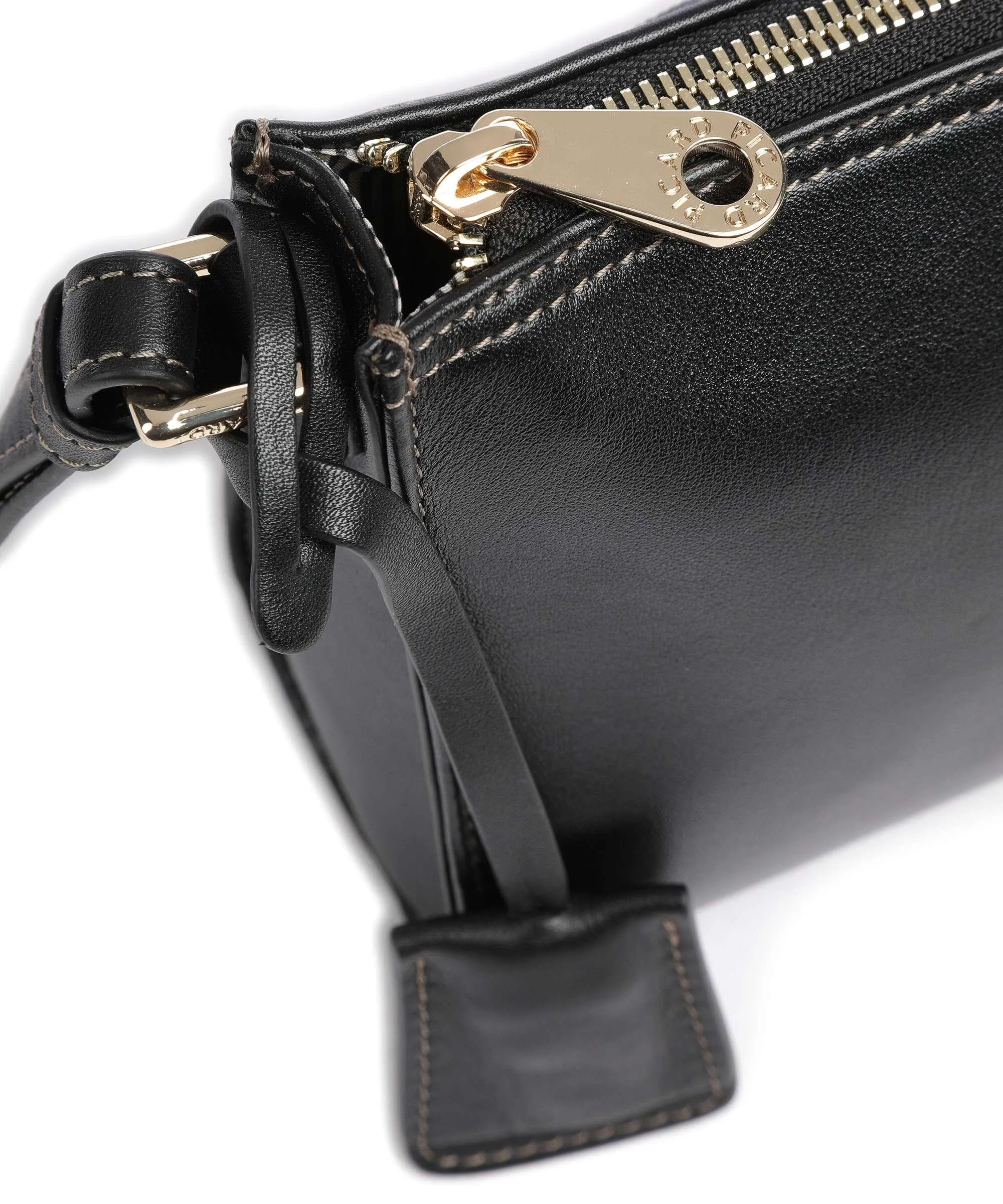  Picard Amore Borsa a spalla pelle di vacchetta grana nero  