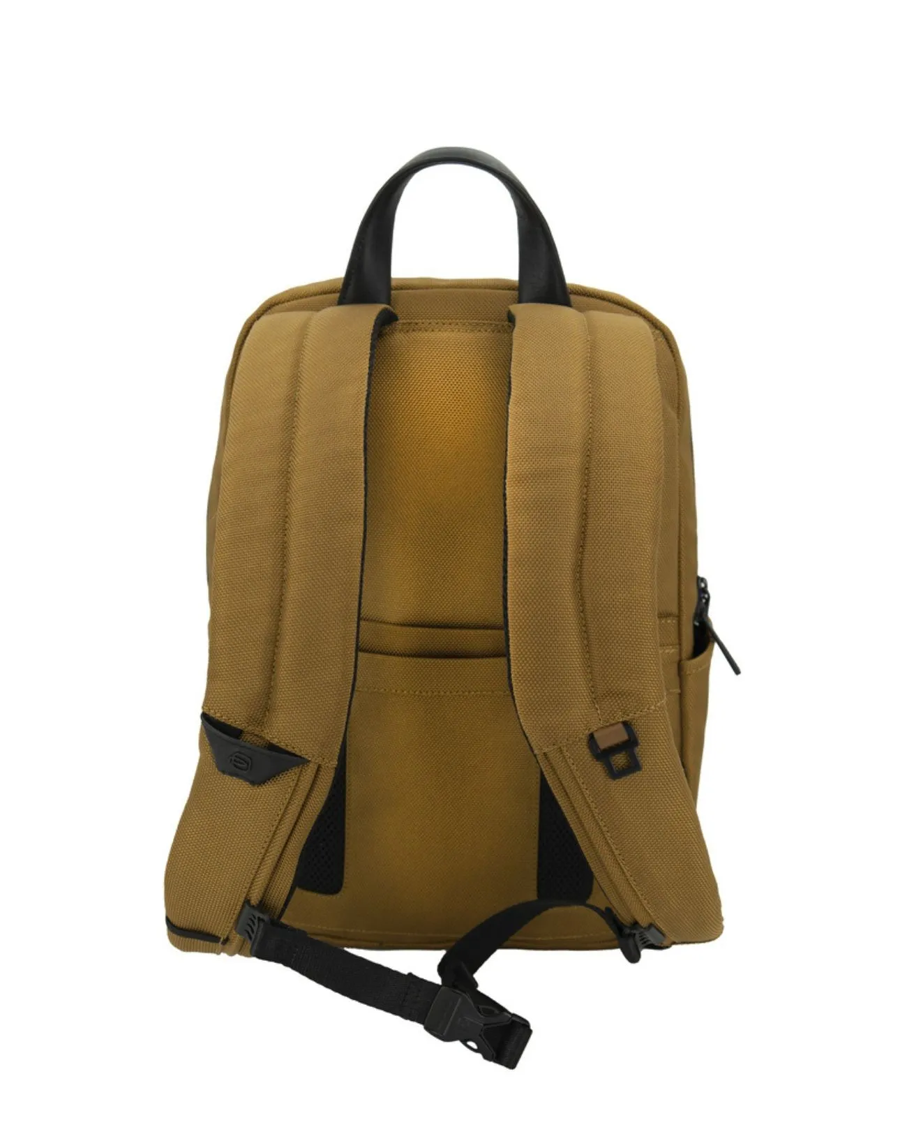 Piquadro - Zaino uomo in pelle e tessuto riciclato porta pc 14'' e iPad 11'' | Studioarch.com