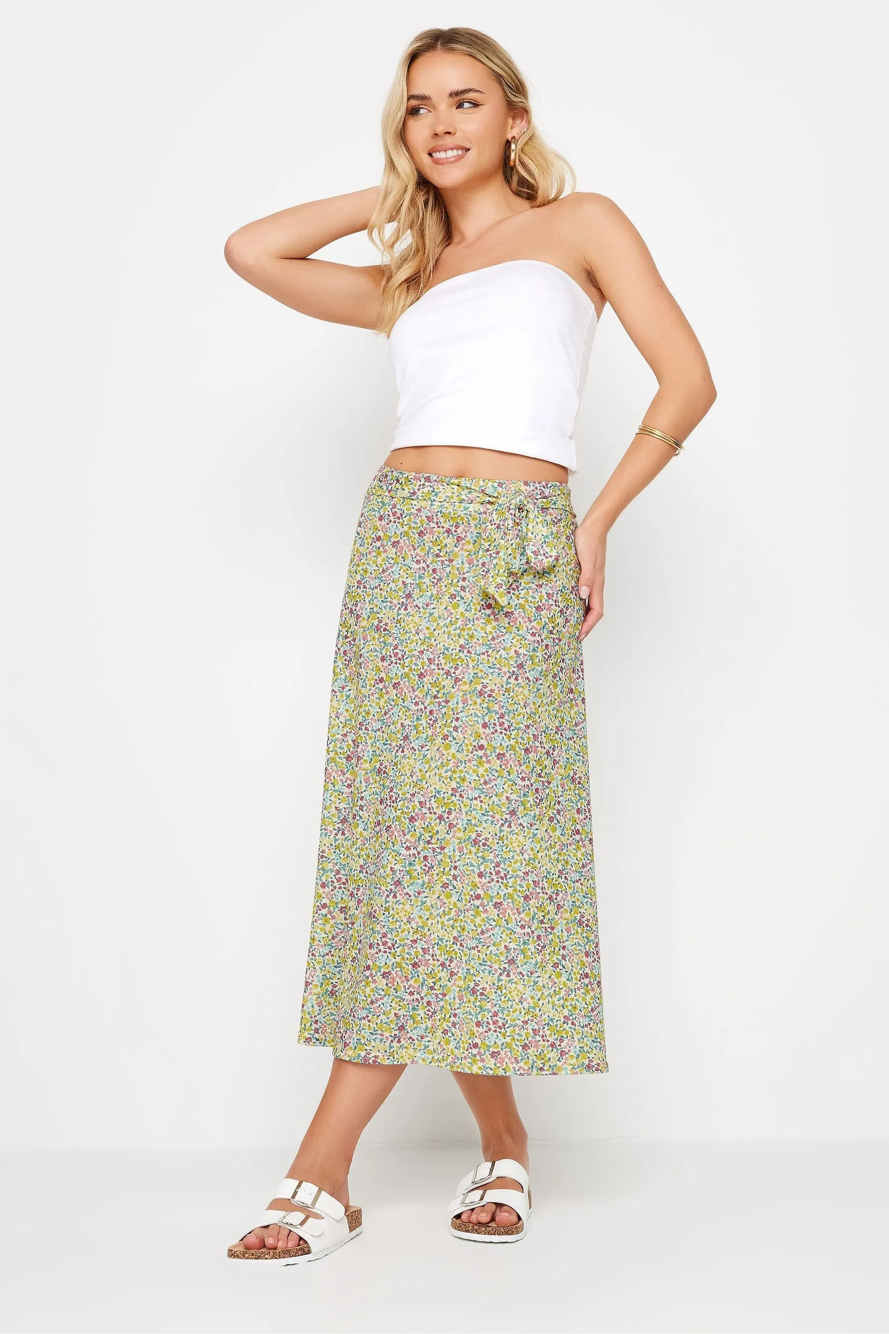PixieGirl Petite - Gonna Con cintura a fiorellini