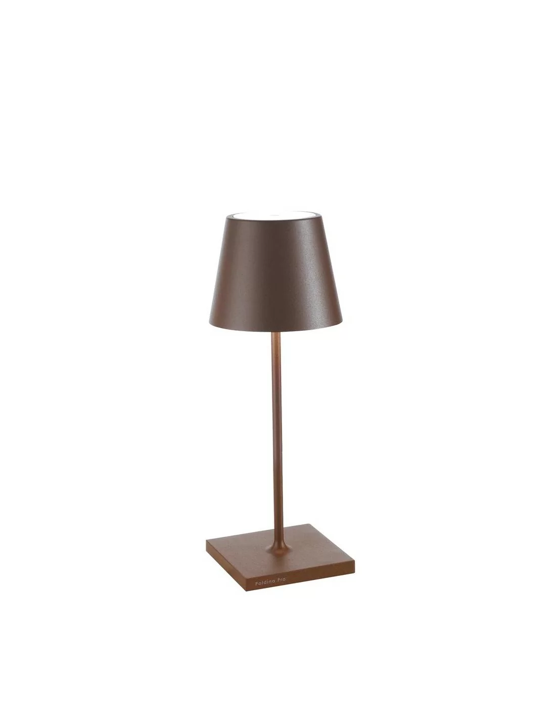 Poldina Mini corten lampada led dimmerabile finitura