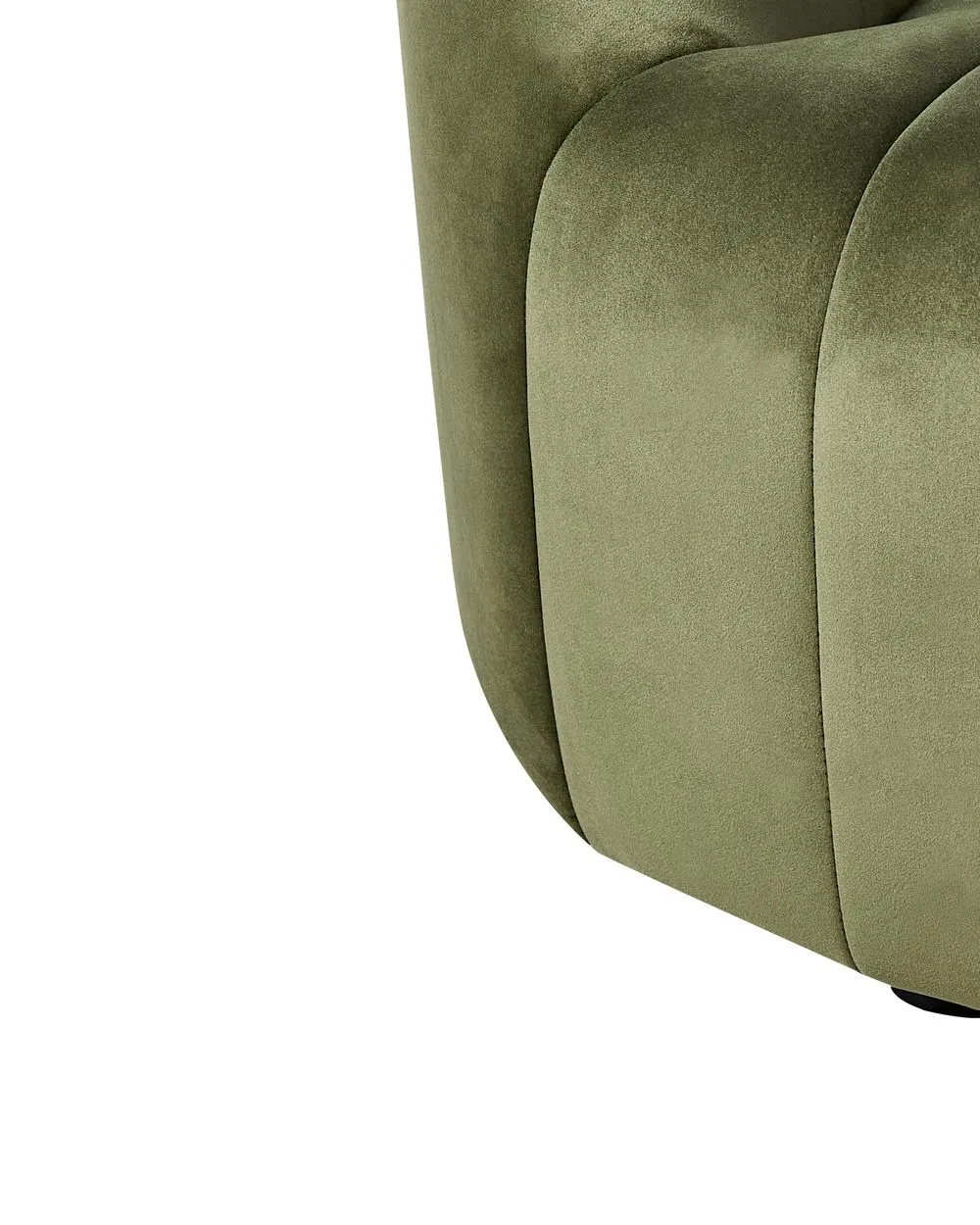 Poltrona MALUNG Velluto Verde scuro