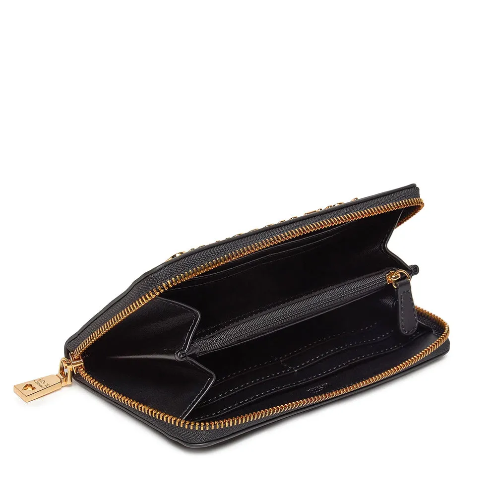 Portafoglio Donna Zip Around LOVE MOSCHINO linea Bold Love Nero