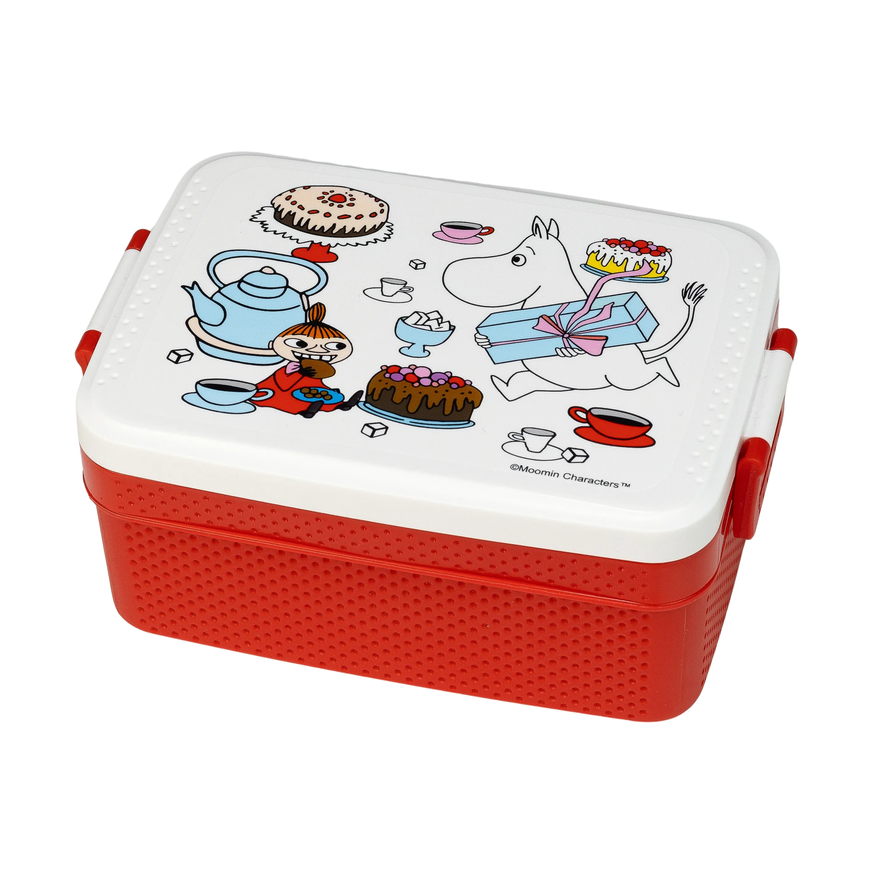 Portapranzo Mumin Lilla 8x18,5 cm.jn{font-size:18px}Bianco-rosso