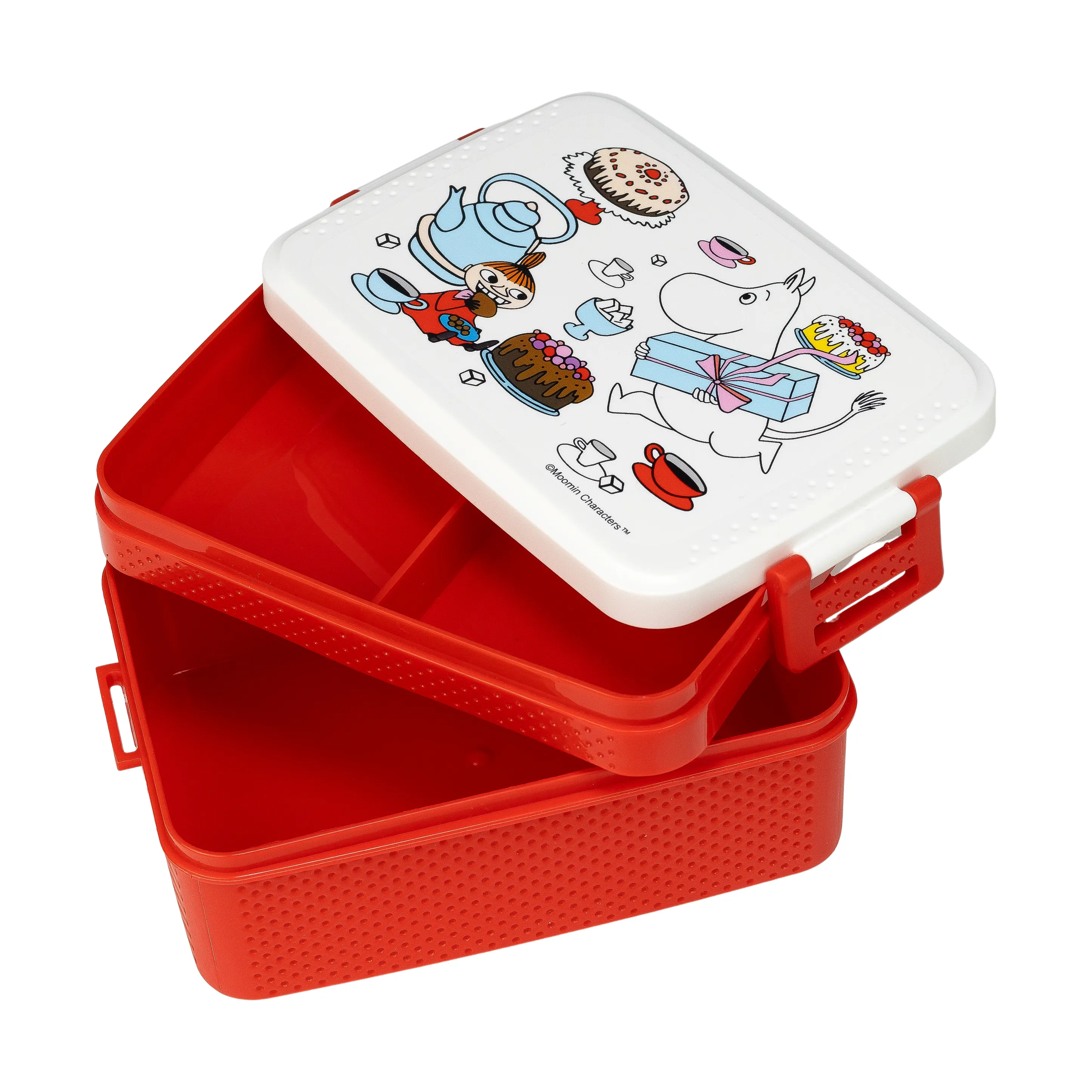 Portapranzo Mumin Lilla 8x18,5 cm.jn{font-size:18px}Bianco-rosso