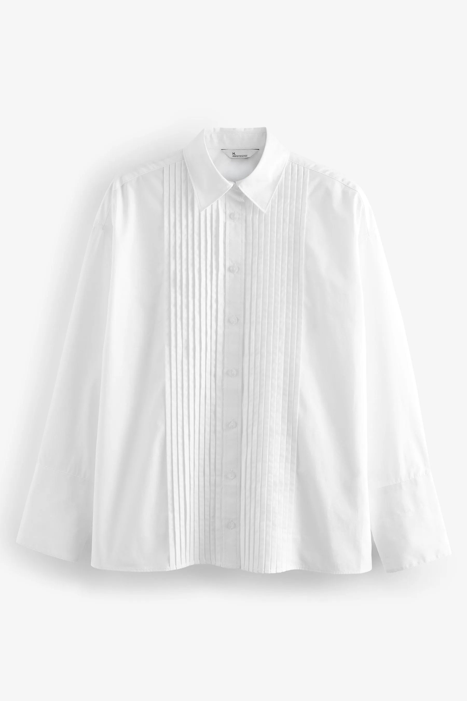 Premium A pieghe Manica lunga Camicia
