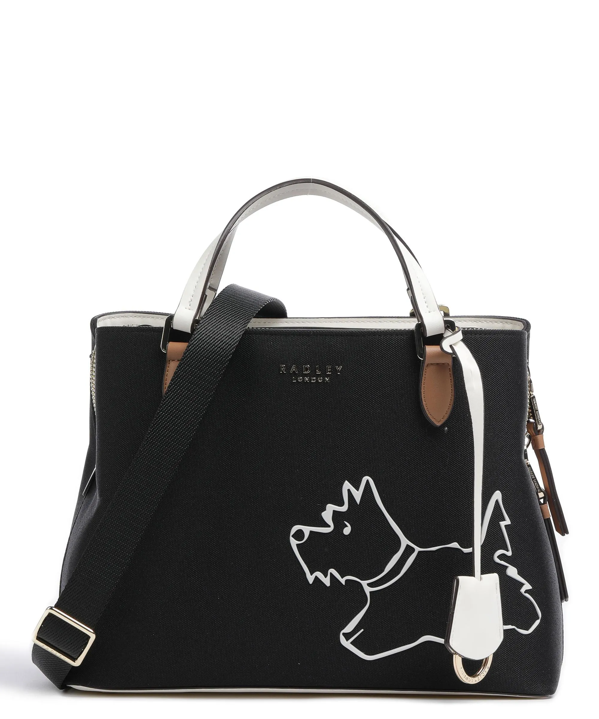 Radley London Palace Gardens Borsa a mano poliestere riciclato nero  
