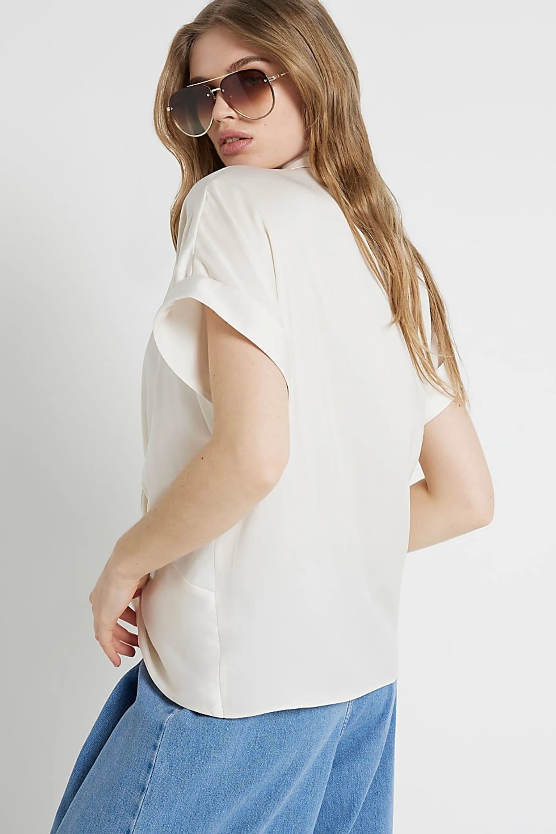 River Island - Blusa a portafoglio