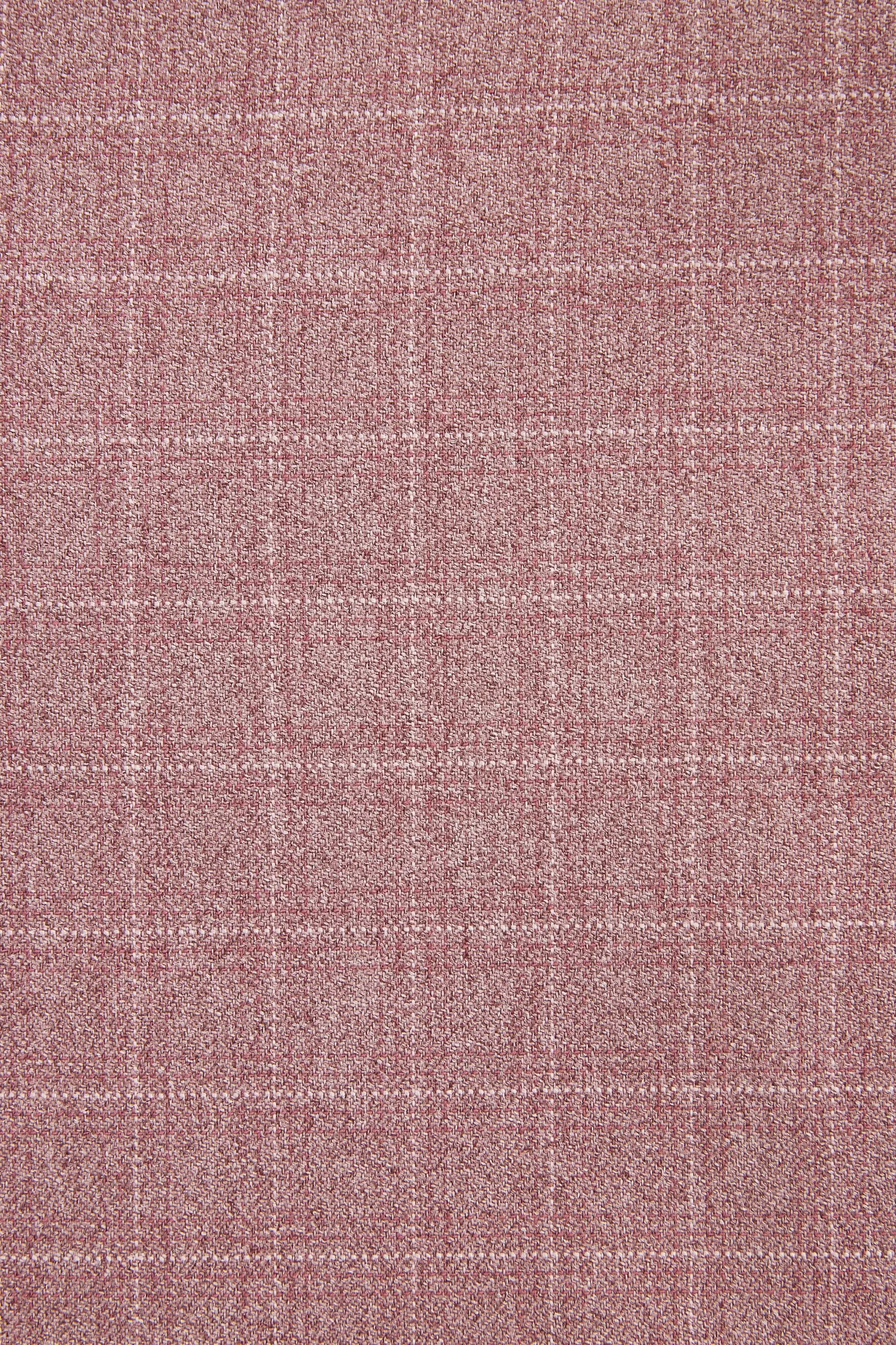 Rosa  - completo skinny A quadri Giacca