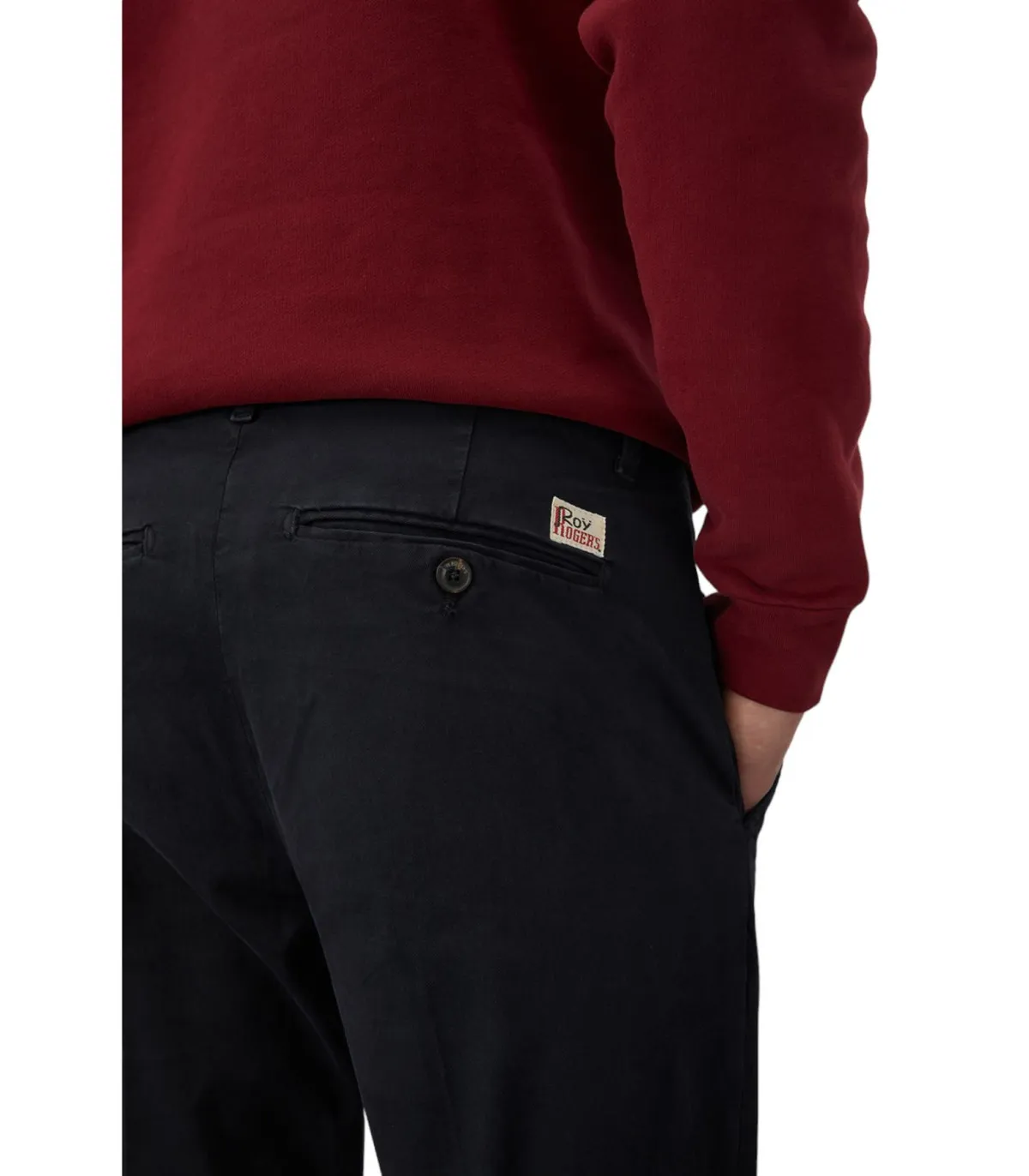 Roy Roger's Uomo Pantaloni  Slim Fit New Rolf