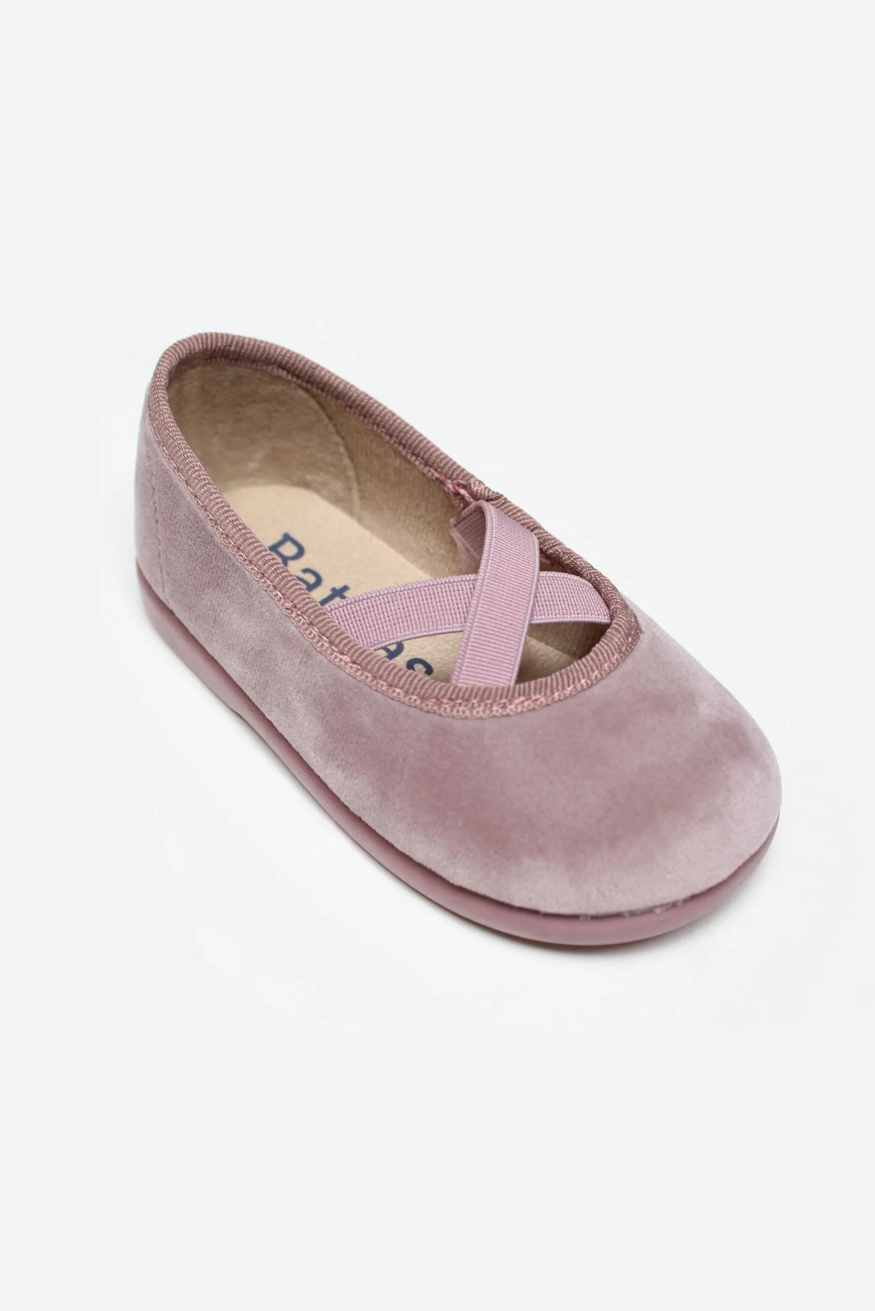 Scarpe bambina in velluto