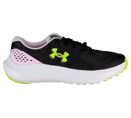 Scarpe Ragazza Under Armour UA GGS Surge 4 3027108 001 Nero Lilla