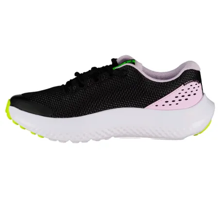 Scarpe Ragazza Under Armour UA GGS Surge 4 3027108 001 Nero Lilla