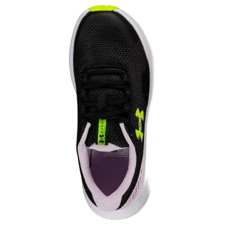 Scarpe Ragazza Under Armour UA GGS Surge 4 3027108 001 Nero Lilla