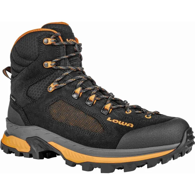 Scarponi da trekking da uomo Lowa CORVARA GTX MID (nero/arancio)