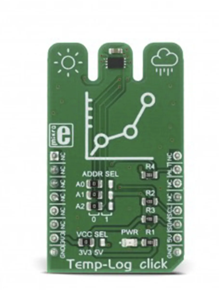 Scheda click mikroBus Temp-Log Click MikroElektronika