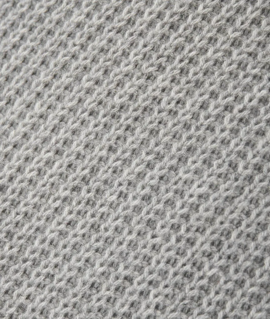 Sciarpa a maglia grigio chiaro grigio chiaro