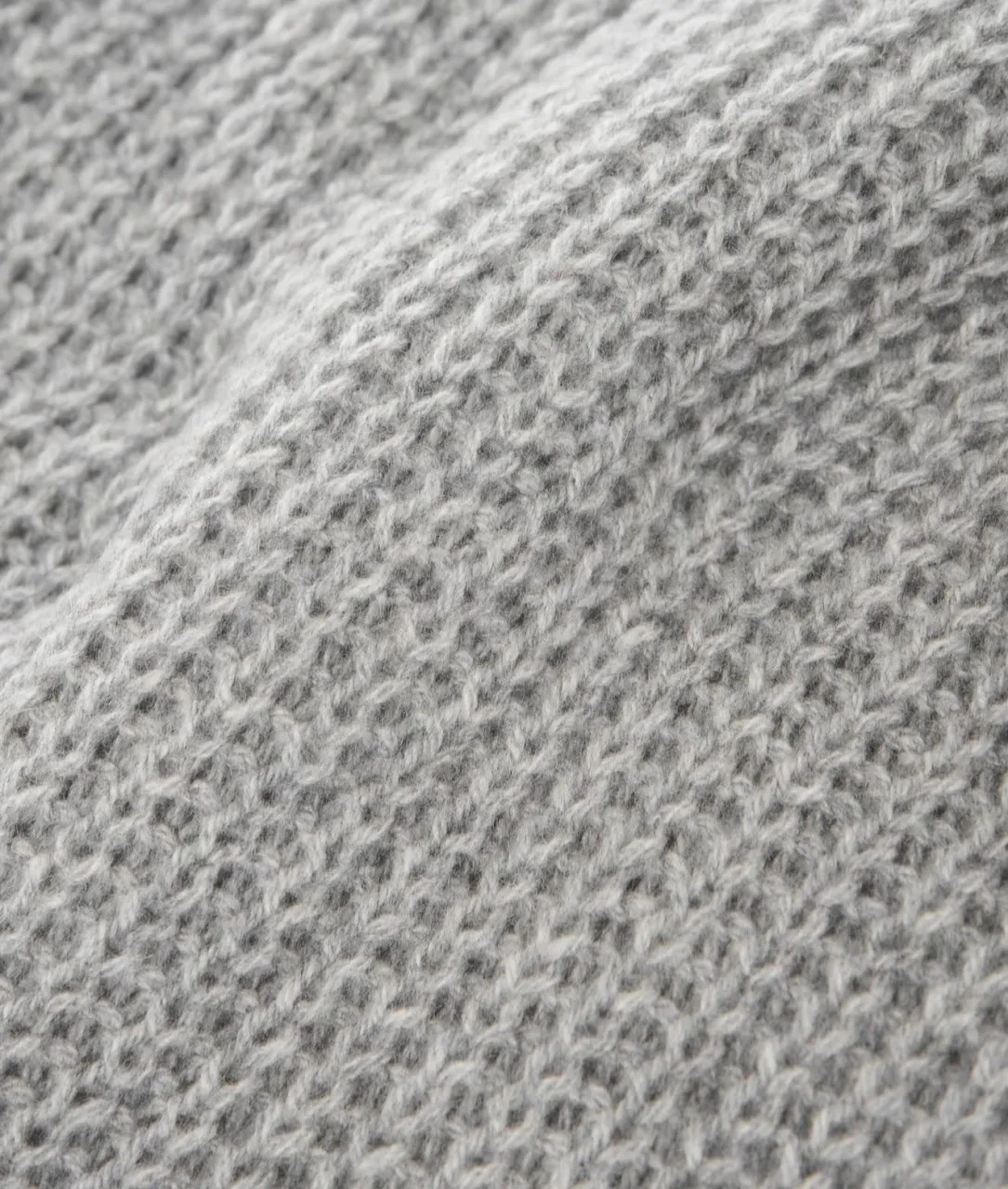 Sciarpa a maglia grigio chiaro grigio chiaro