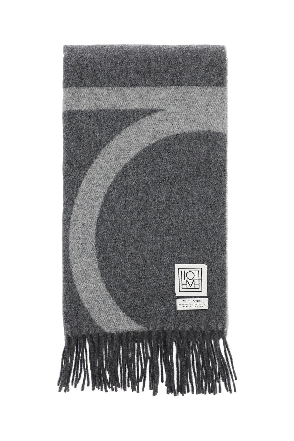 SCIARPA IN LANA MONOGRAM JACQUARD