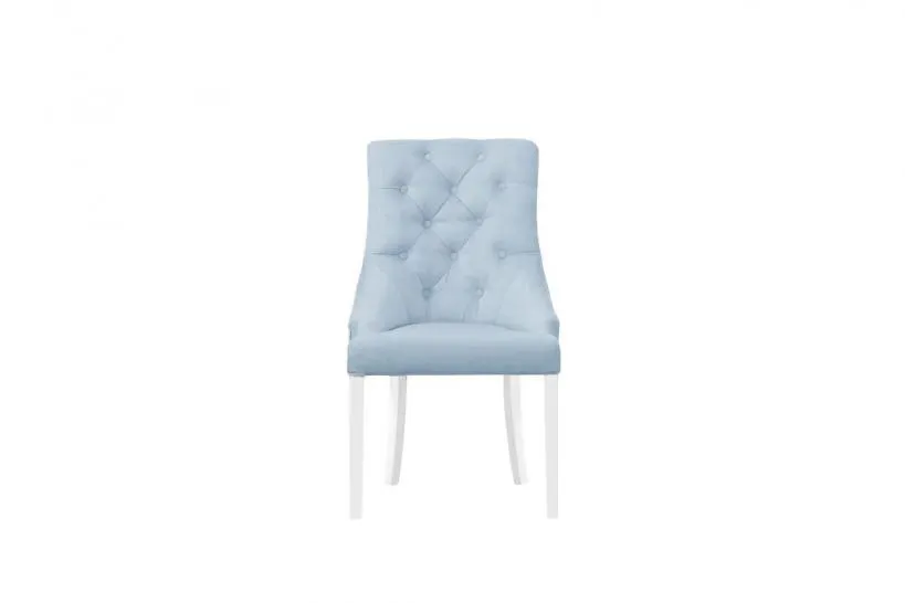 Sedia provenzale velluto blu trapuntata PRINCESS 83