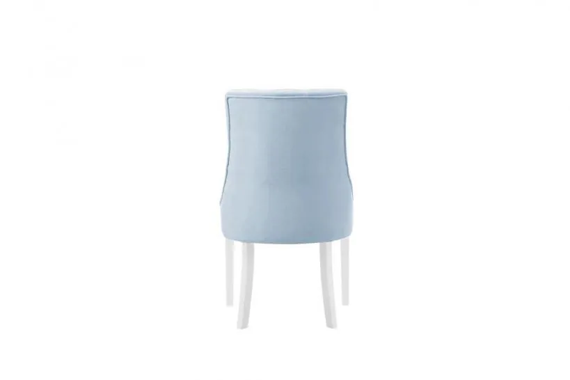 Sedia provenzale velluto blu trapuntata PRINCESS 83