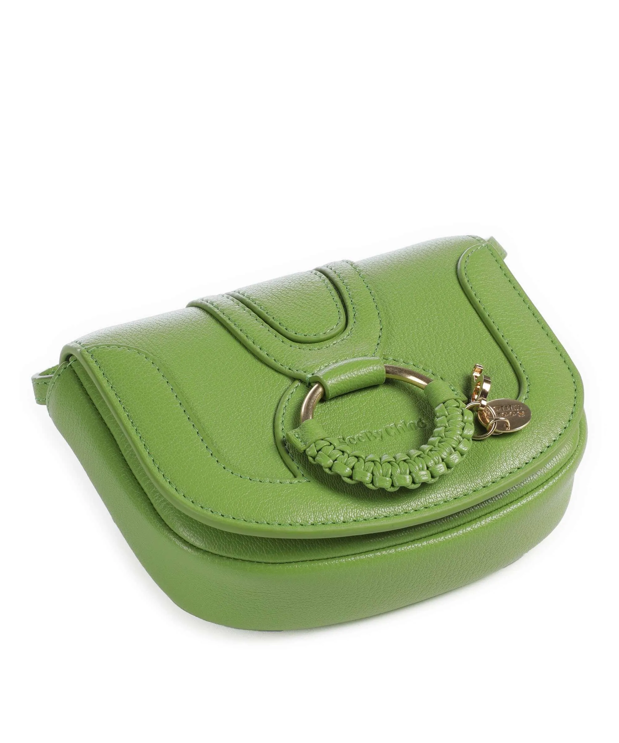 See by Chloé Hana Mini Borsa a tracolla pelle di capra grana verde chiaro  