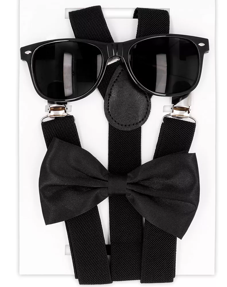 Set da festa 3 pezzi nero