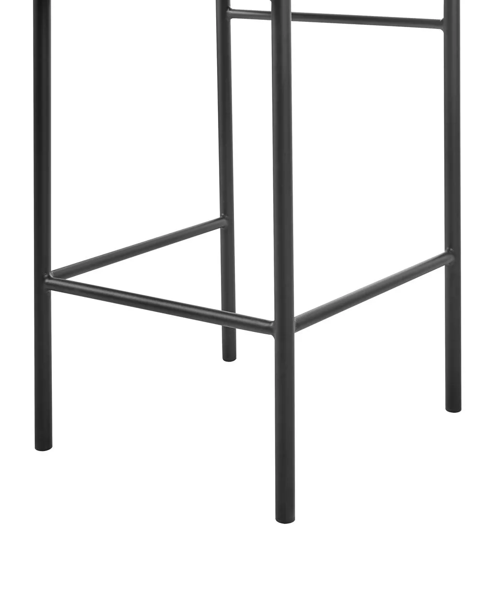 Set di 2 sedie alte AMAYA Bouclé Bianco sporco