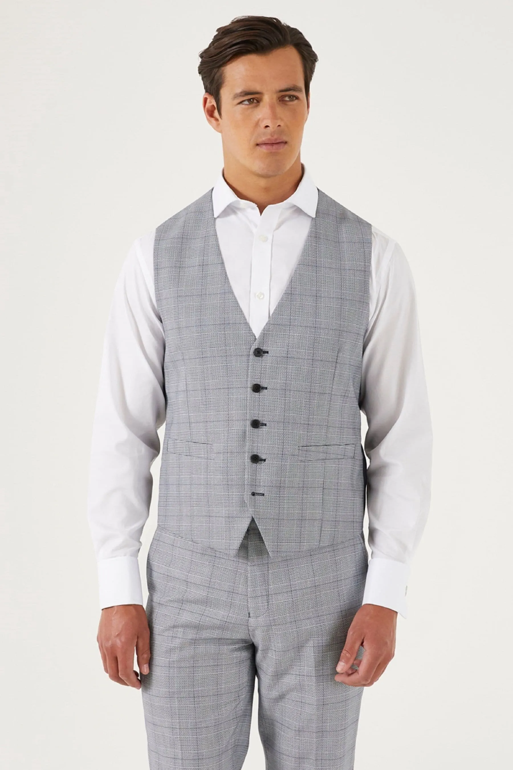 Skopes Anello - gilet da completo A quadri Vestibilità sartoriale