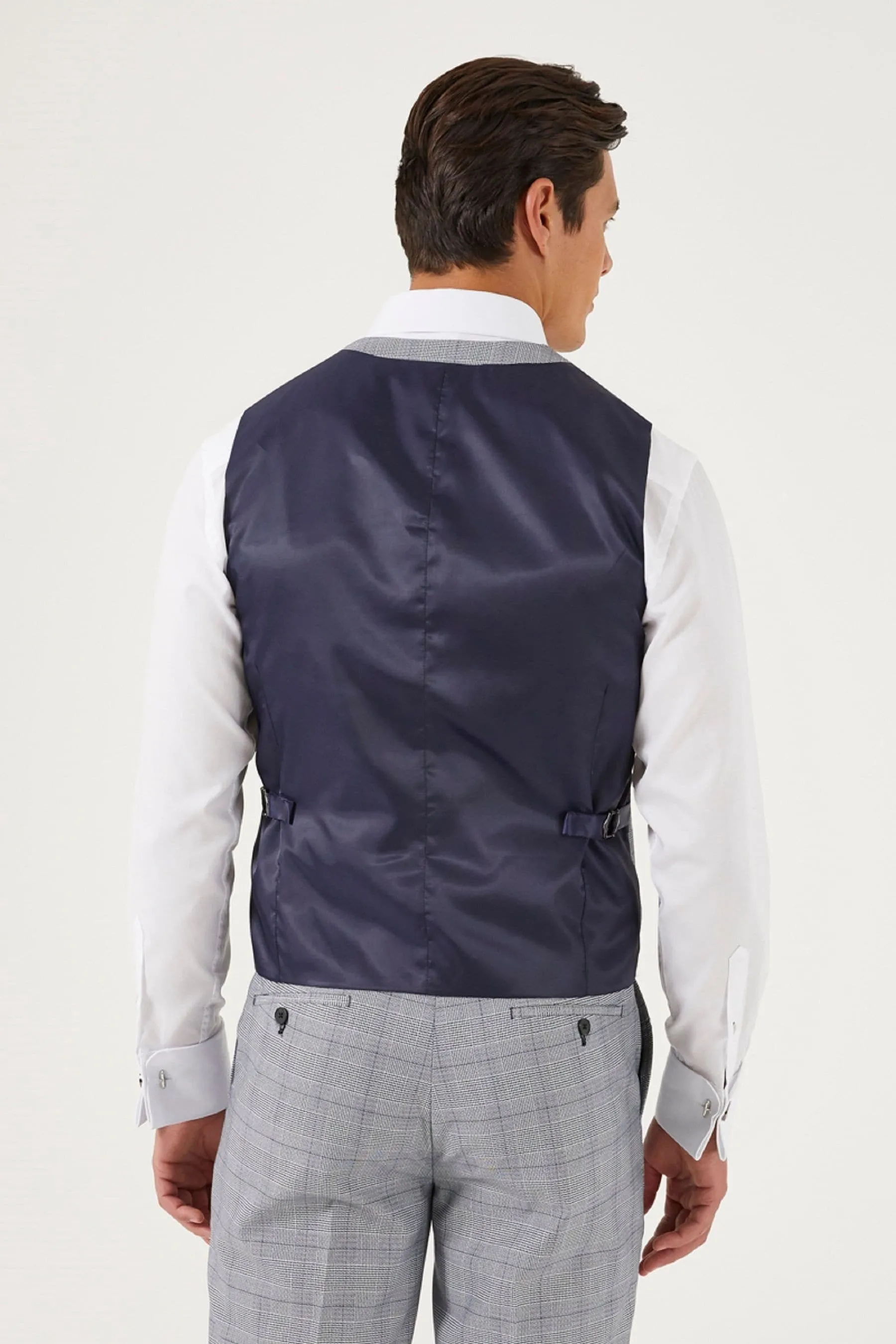 Skopes Anello - gilet da completo A quadri Vestibilità sartoriale