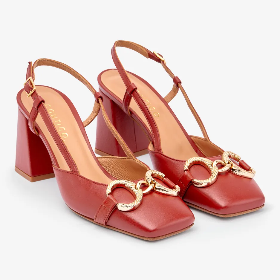 Slingback Mattone Quadra